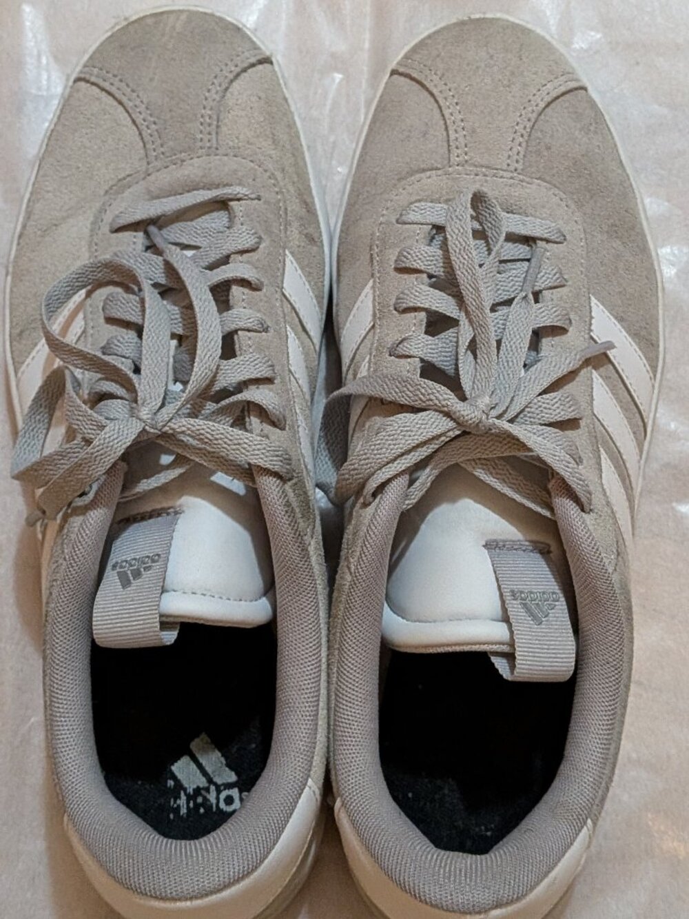 Adidas VL Court 3.0 Grey Suede Sneakers